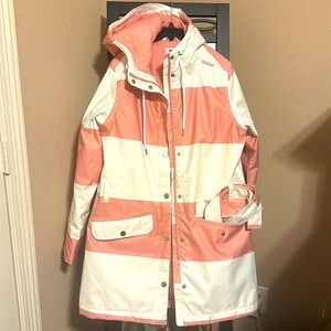 HELLY HANSEN Lyness Stripe Rain Jacket (Large)